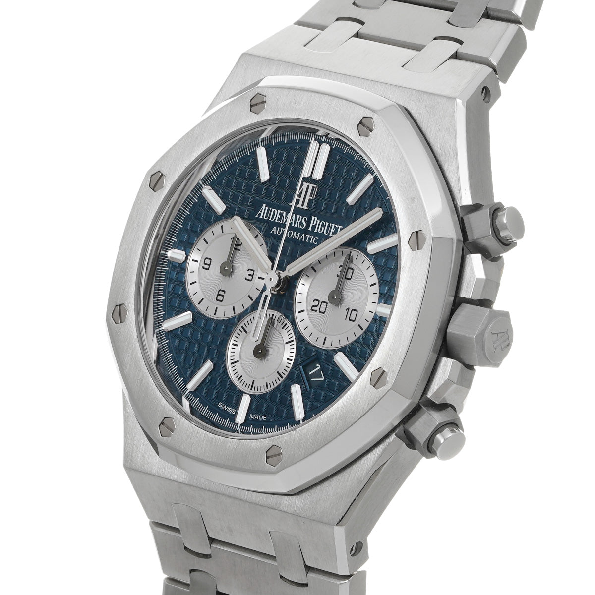 Royal Oak Chronograph 26331ST.OO.1220ST.01 Blue/Rhodium AUDEMARS PIGUET Men's [Pre-Owned]