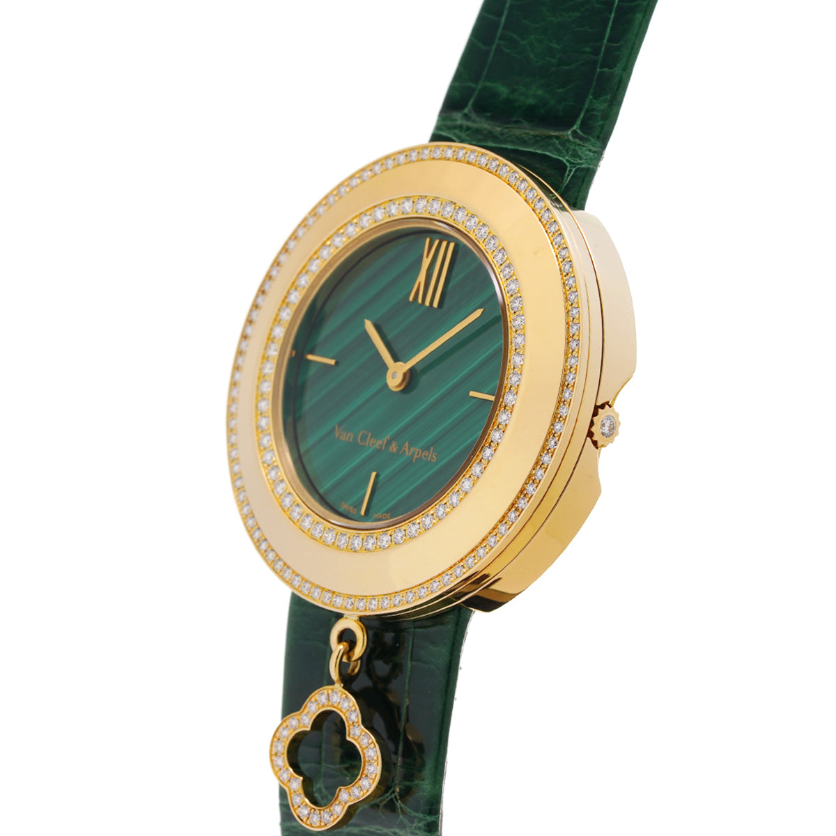 Charm watch 32mm VCARO8NR00 Green Van Cleef &amp; Arpels Ladies [pre-owned].