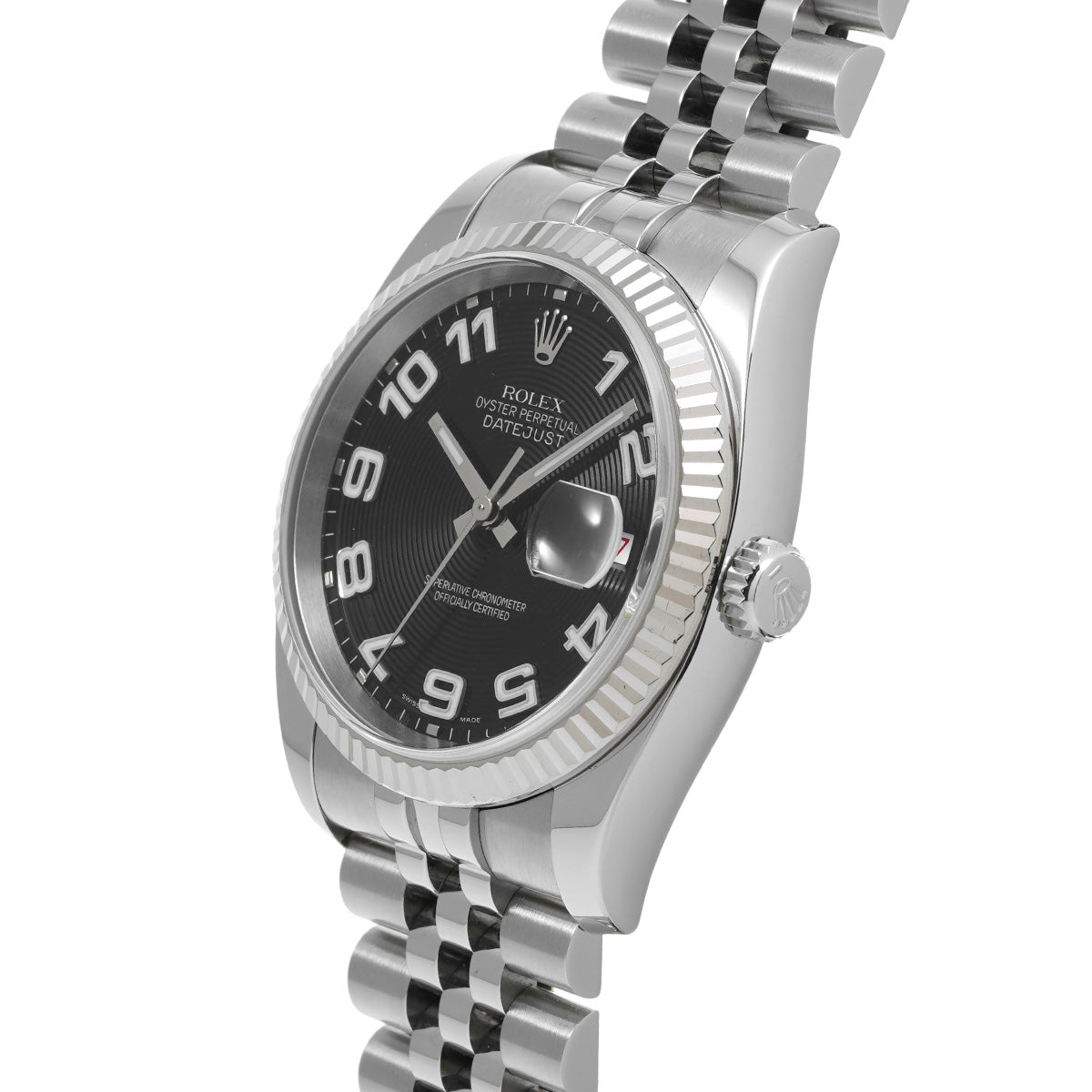 DATE JUST 116234 D (made around 2005) Black ROLEX Men's [Pre-Owned].