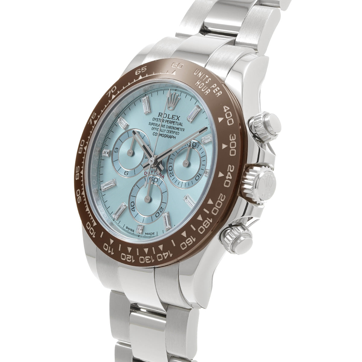 Cosmograph Daytona 116506A Random Serial Ice Blue/Diamond ROLEX Men's [Pre-Owned].