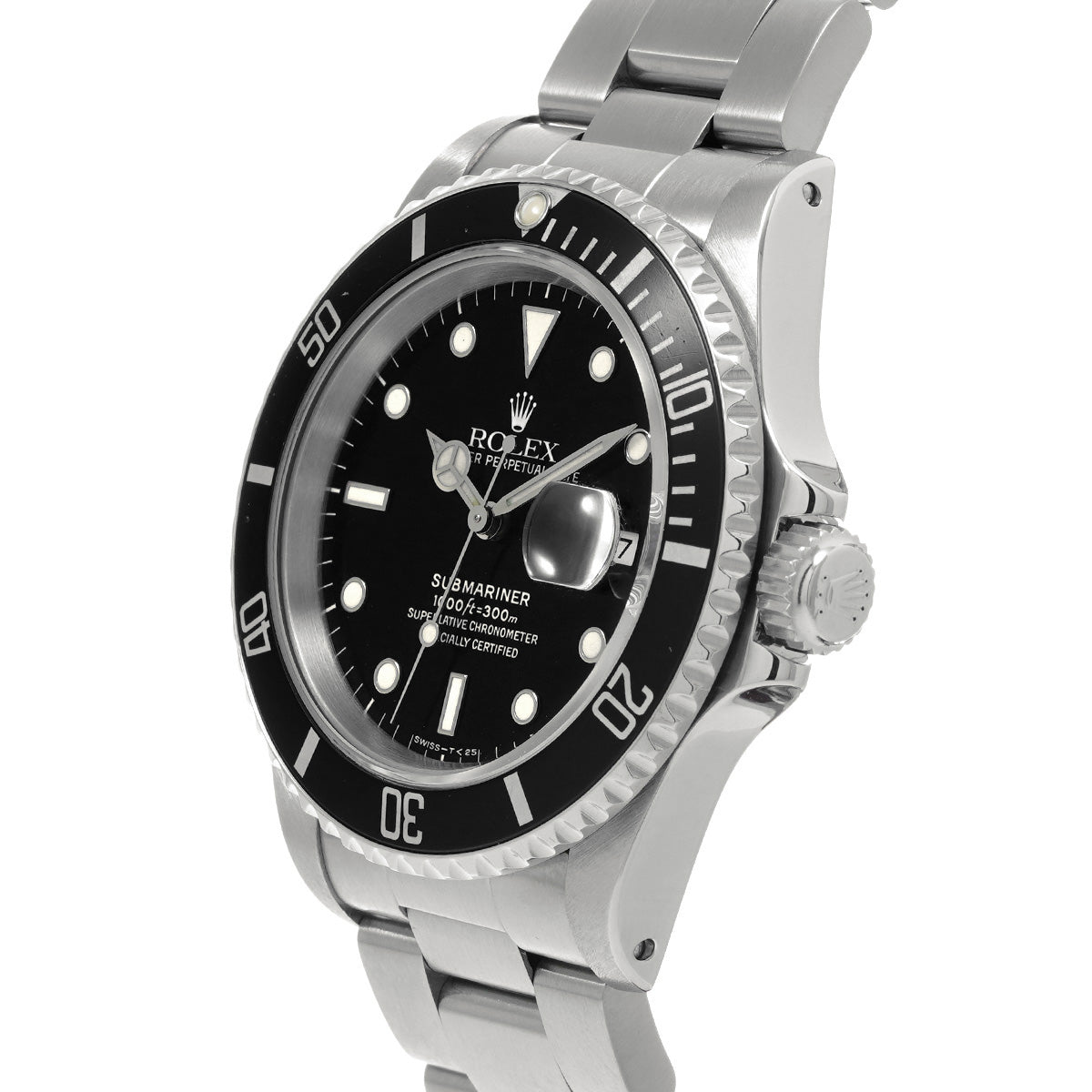 16610 Submariner Date E (manufactured circa 1990) Black ROLEX Men's [Pre-Owned].