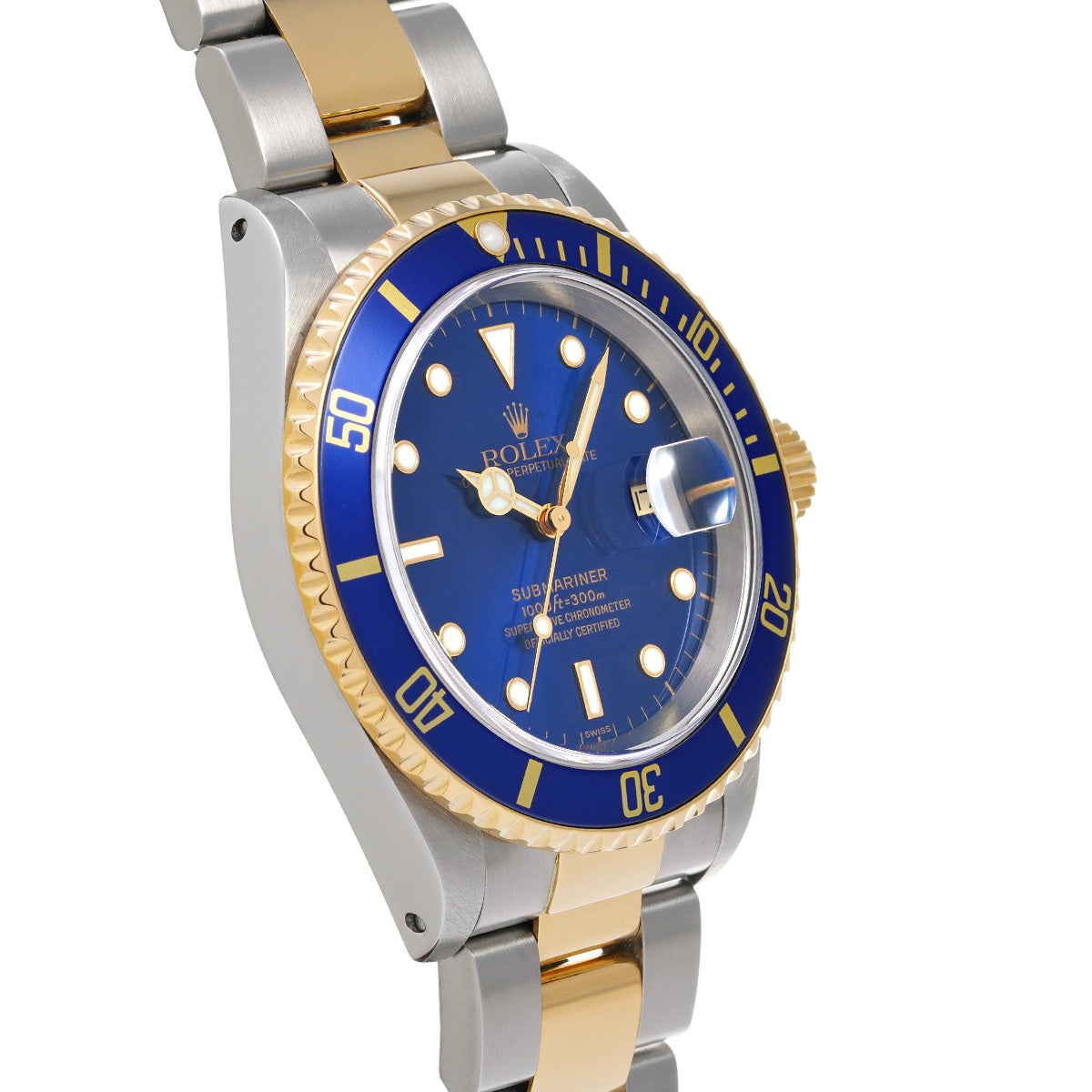 Submariner Date 16613 A (manufactured circa 1998) Blue ROLEX Men's [Pre-owned].