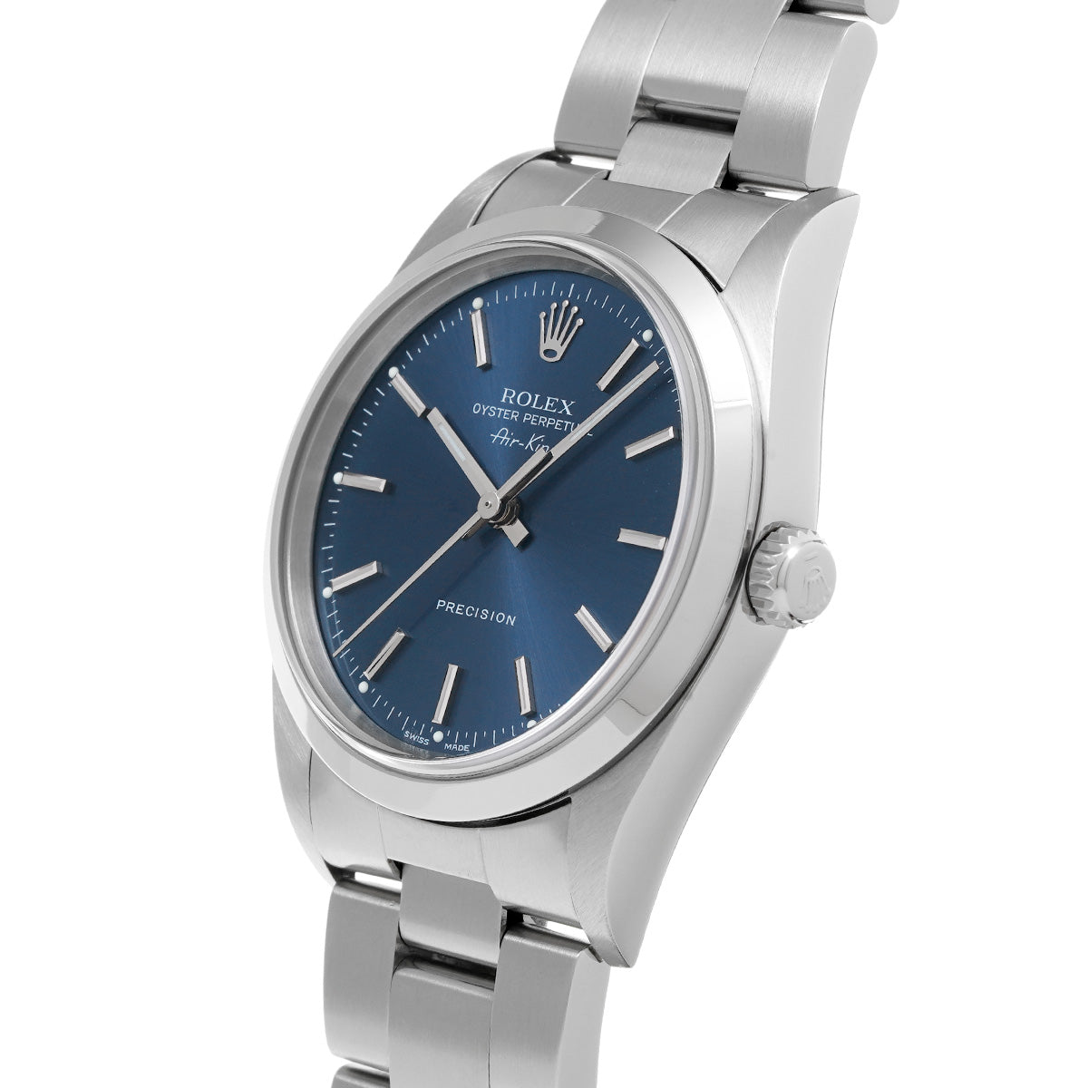 Air-King 14000M Y (manufactured circa 2003) Blue ROLEX Men's [Pre-Owned].