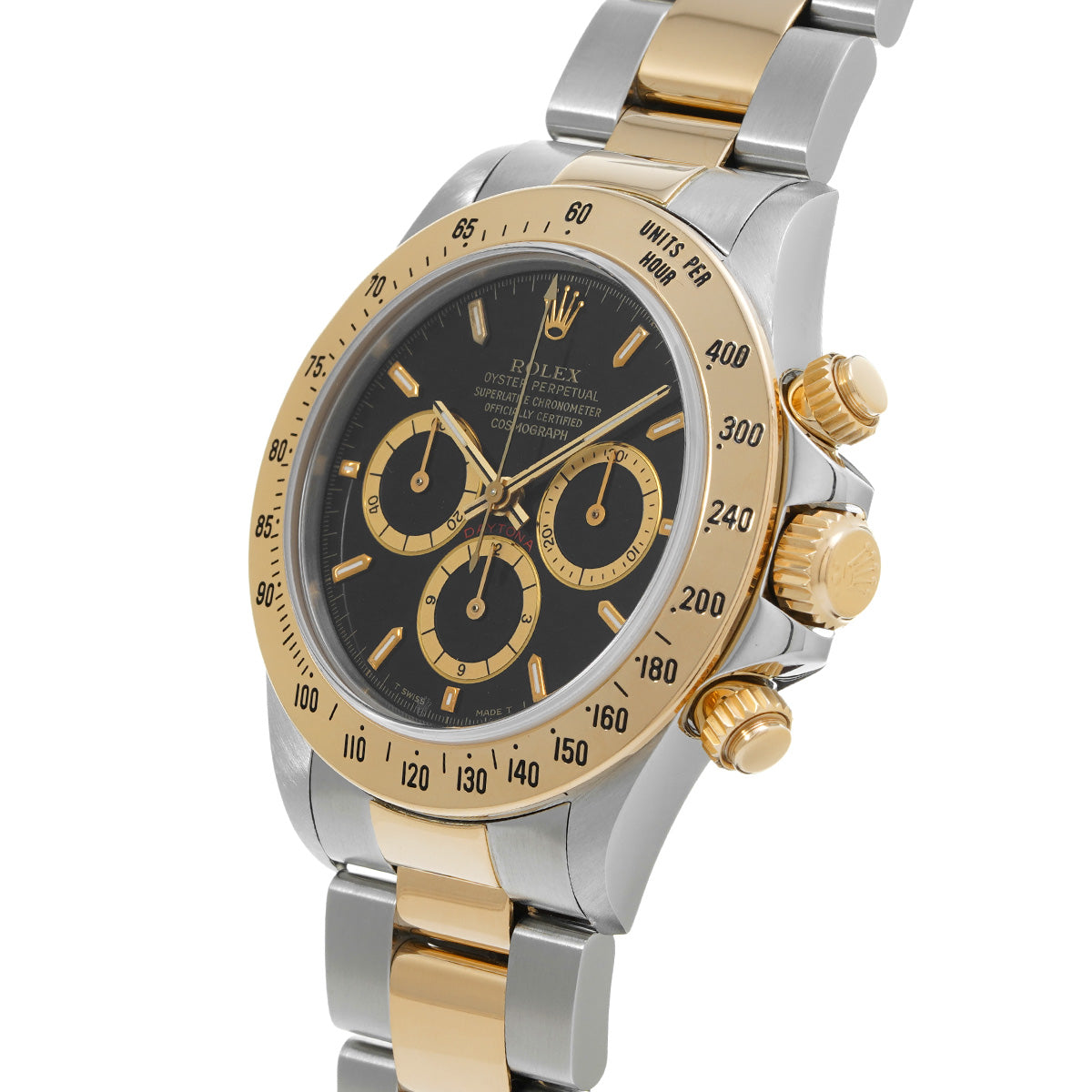 Cosmograph Daytona 16523 X (manufactured circa 1993) Black ROLEX Men's [Pre-Owned].