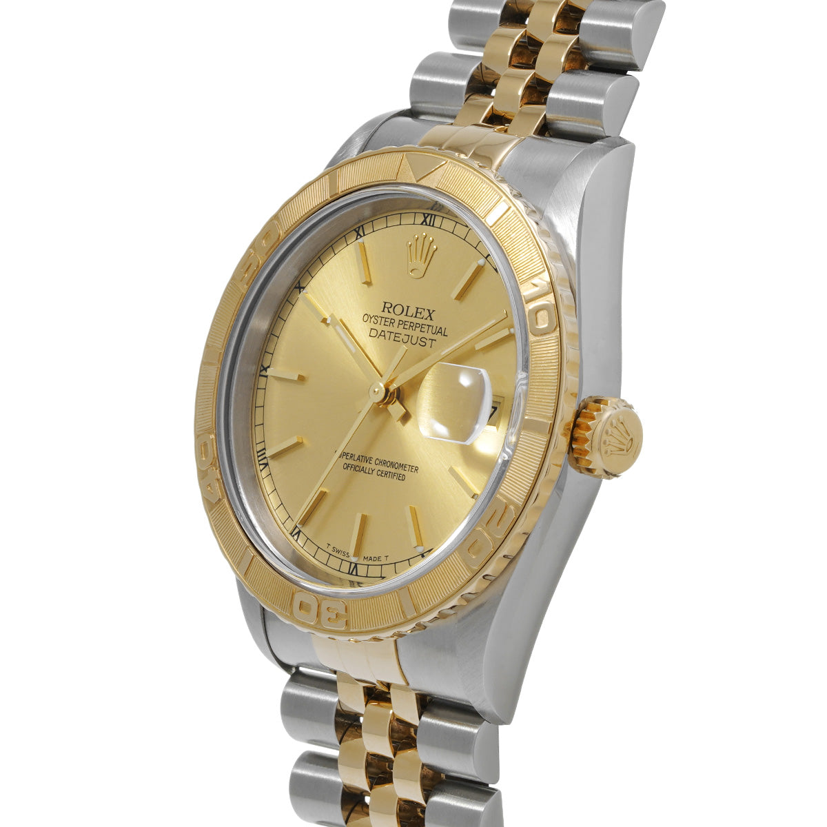 Datejust Thunderbird 16263 U (manufactured circa 1997) Champagne ROLEX Men's [Pre-Owned].