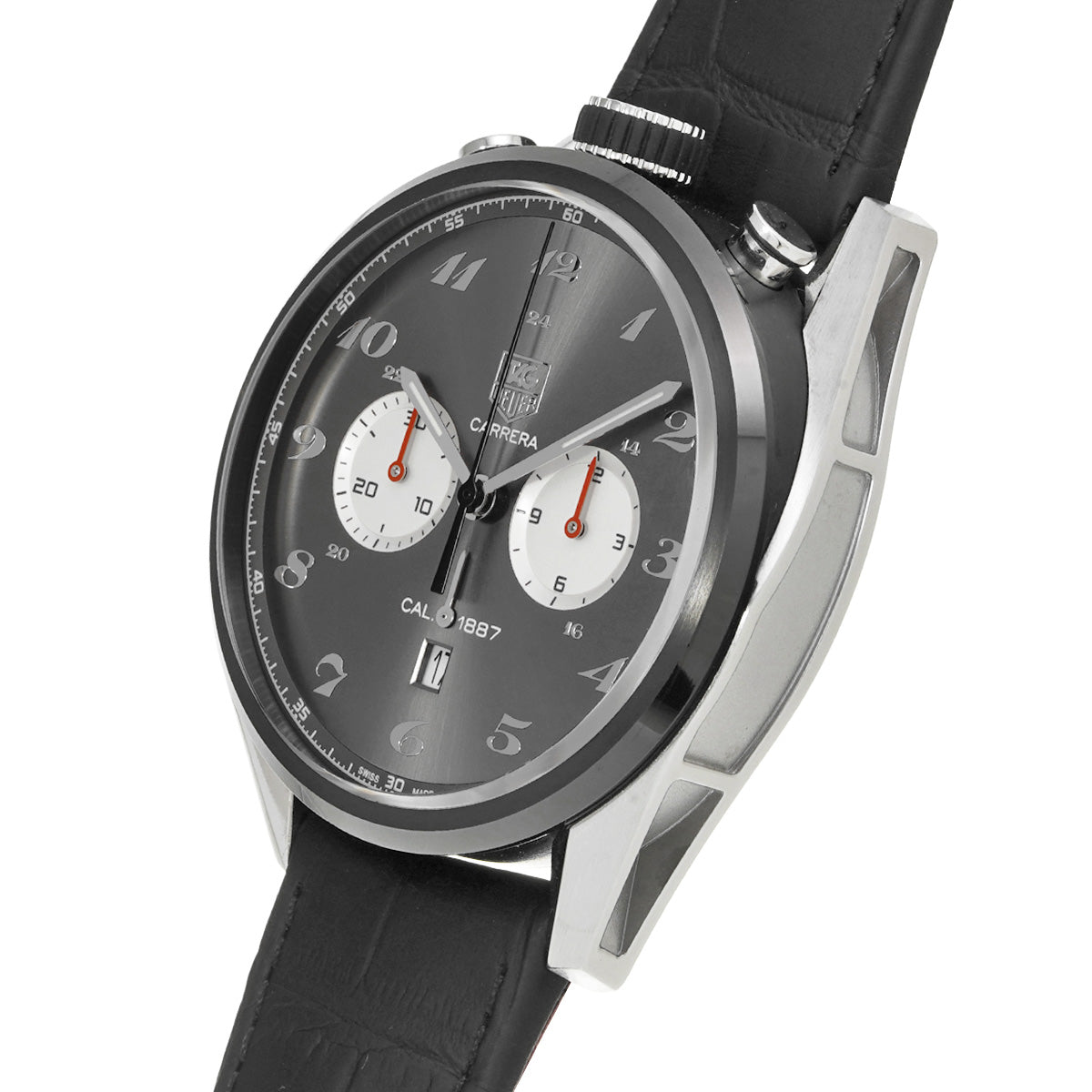 CARRERA Calibre 1887 Chronograph 100th Japan Limited Edition 200 pieces CAR2C14.FC6327 Gray/Silver TAG HEUER Mens [Pre-Owned]