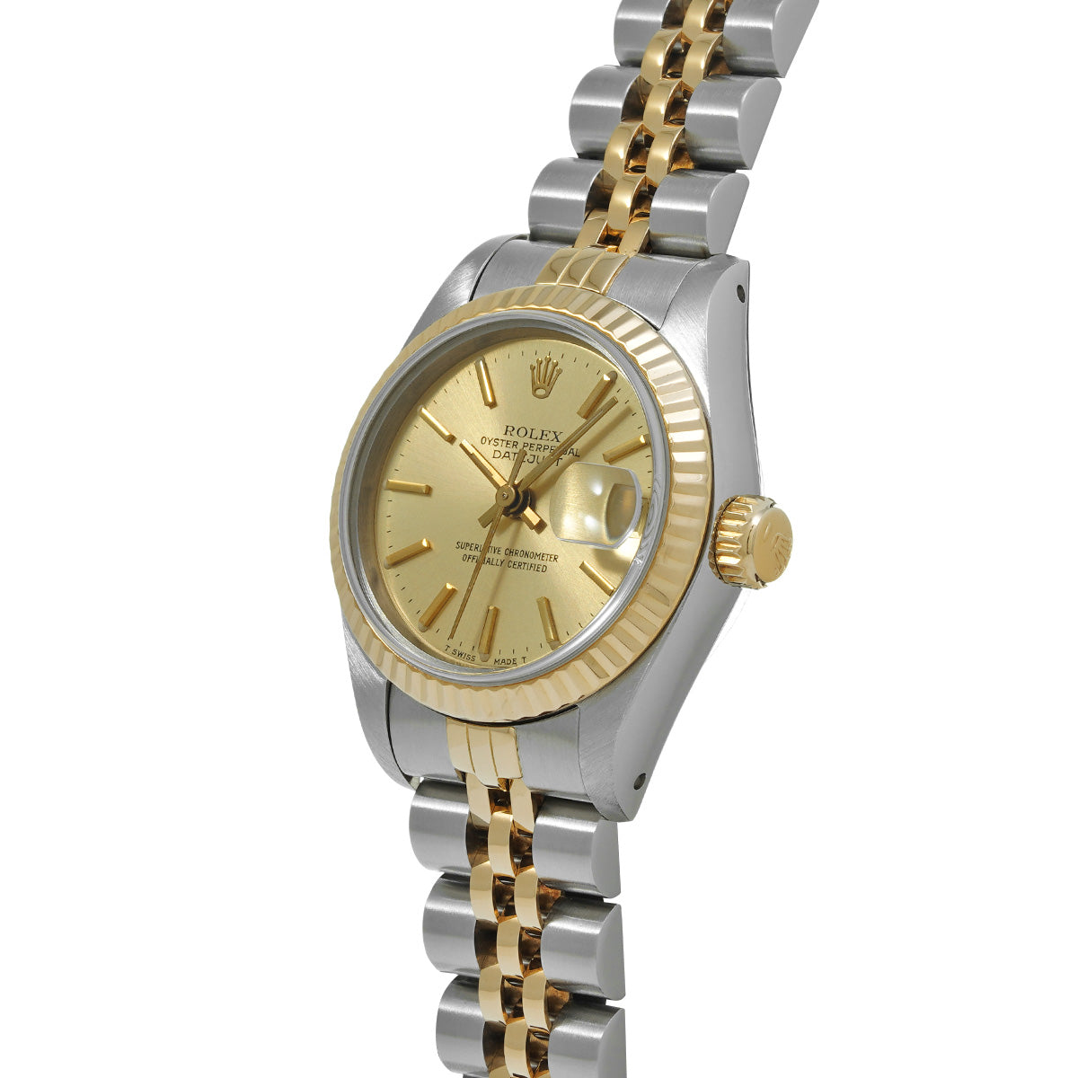 Datejust 69173 R (manufactured circa 1987) Champagne ROLEX Ladies [Pre-Owned].