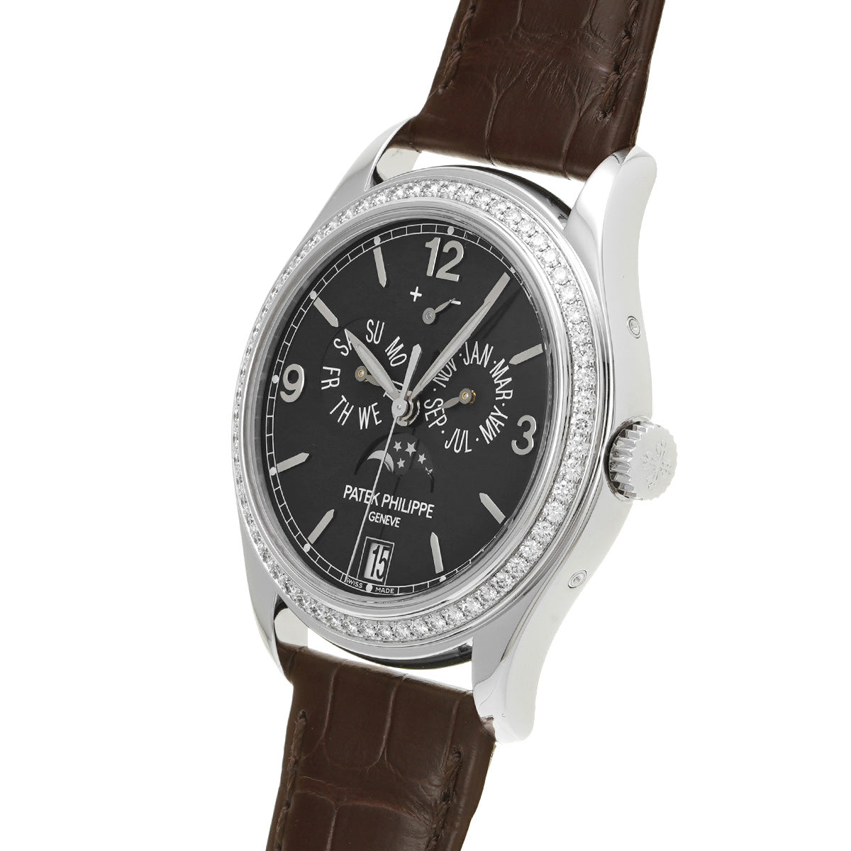 Complication Annual Calendar Moonphase 5147G-001 Black PATEK PHILIPPE Men's [Pre-Owned].