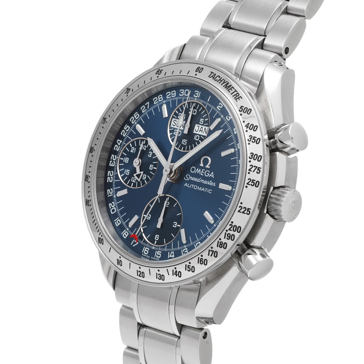 Speedmaster Triple Calendar 3523.80 Blue OMEGA Men's [Pre-Owned].