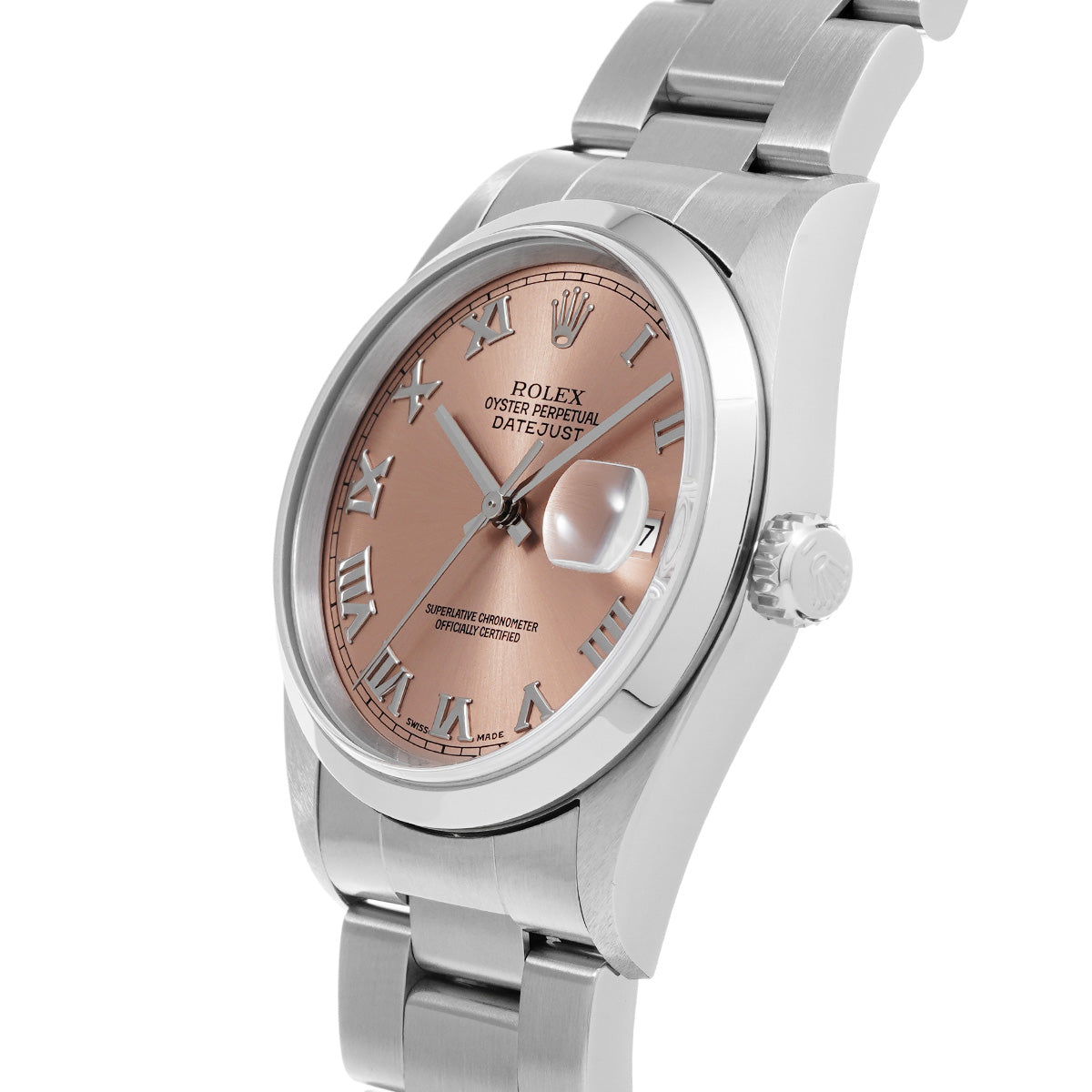 DATE JUST 16200 A (manufactured circa 1999) Pink ROLEX Men's [Pre-Owned].