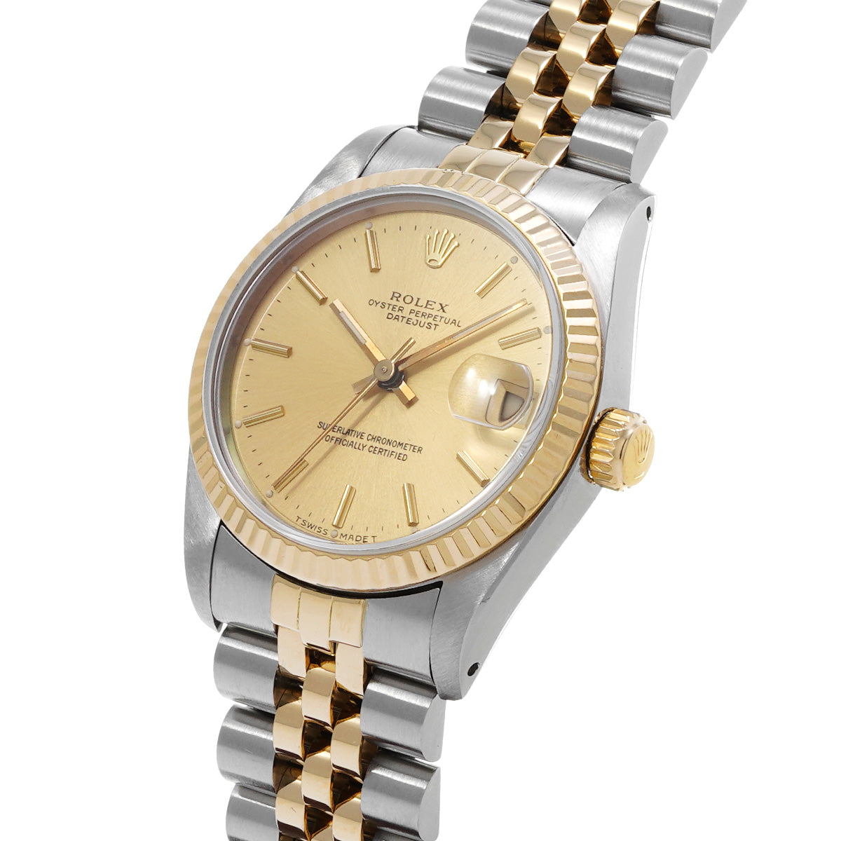 Datejust 68273 R (manufactured circa 1987) Champagne ROLEX Unisex [Pre-Owned].