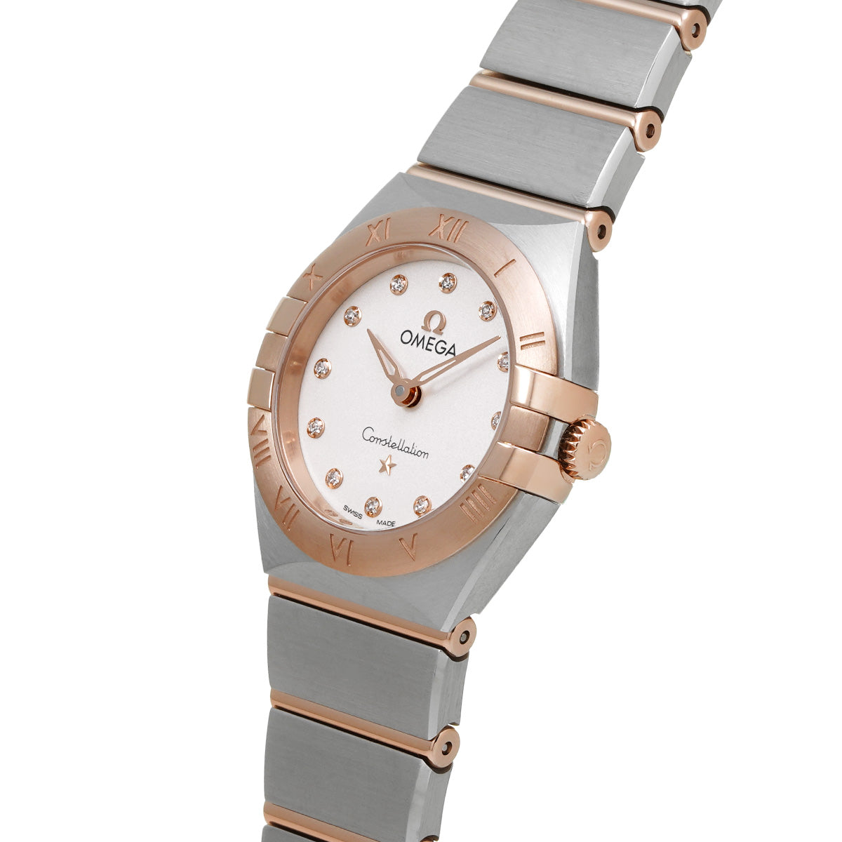 Constellation Quartz 131.20.25.60.52.001 White MOP/Diamond OMEGA Ladies [New]