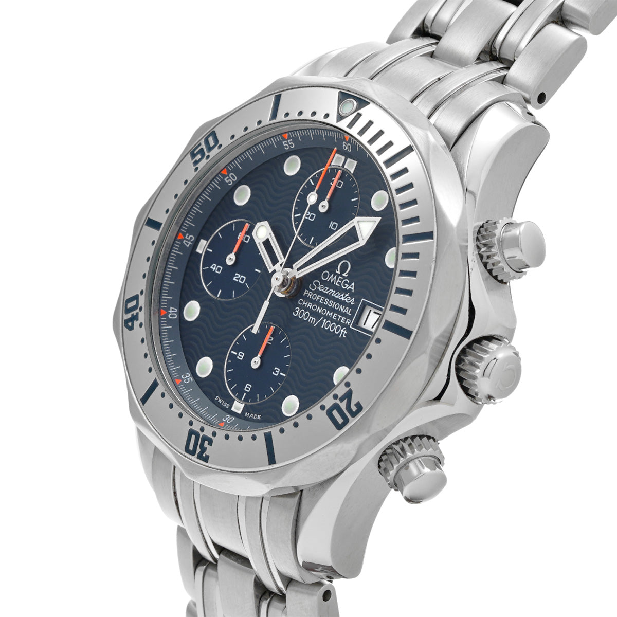 Seamaster Professional 300 Chronograph 2598.80 Blue OMEGA Men's [Pre-Owned].