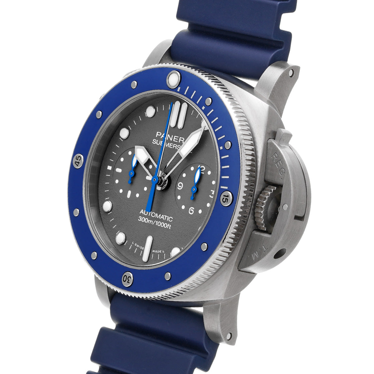 Submersible Guillaume Nelly PAM00982 V (manufactured in 2019) Gray PANERAI Men's [Pre-Owned].