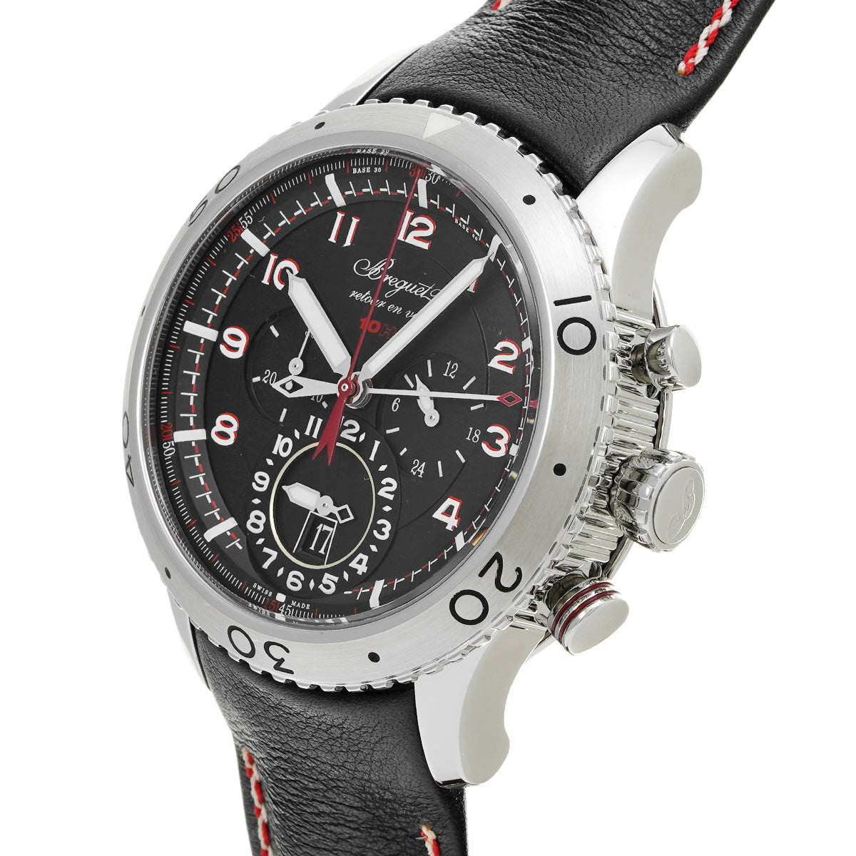 Type XXII 3880ST/H2/3XV Black Breguet Men's [Pre-Owned].