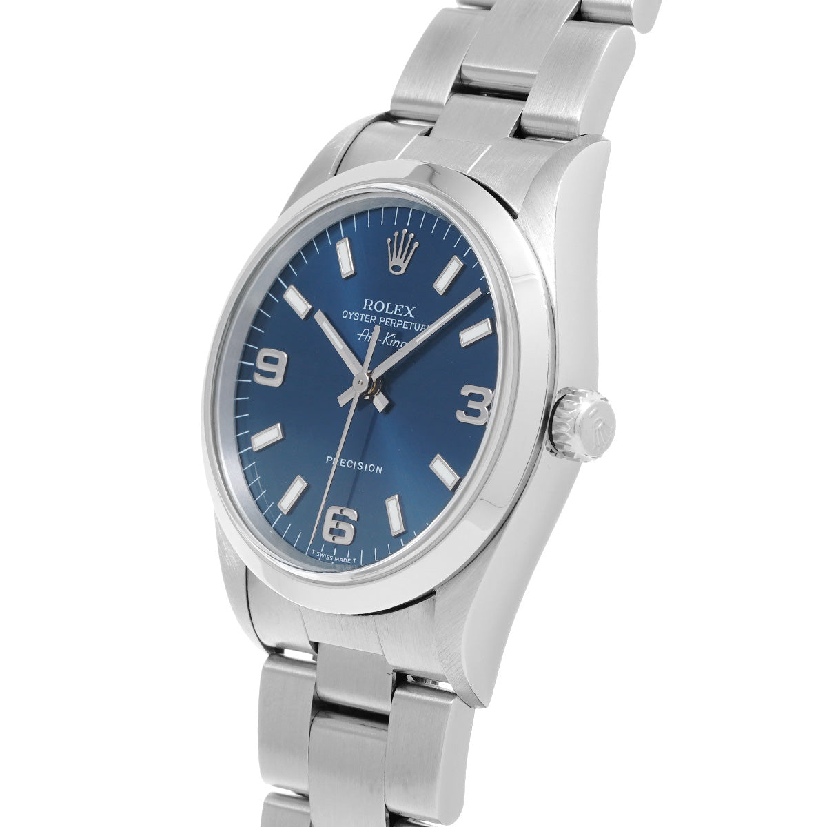 Air-King 14000 U (manufactured circa 1997) Blue ROLEX Men's [Pre-owned].