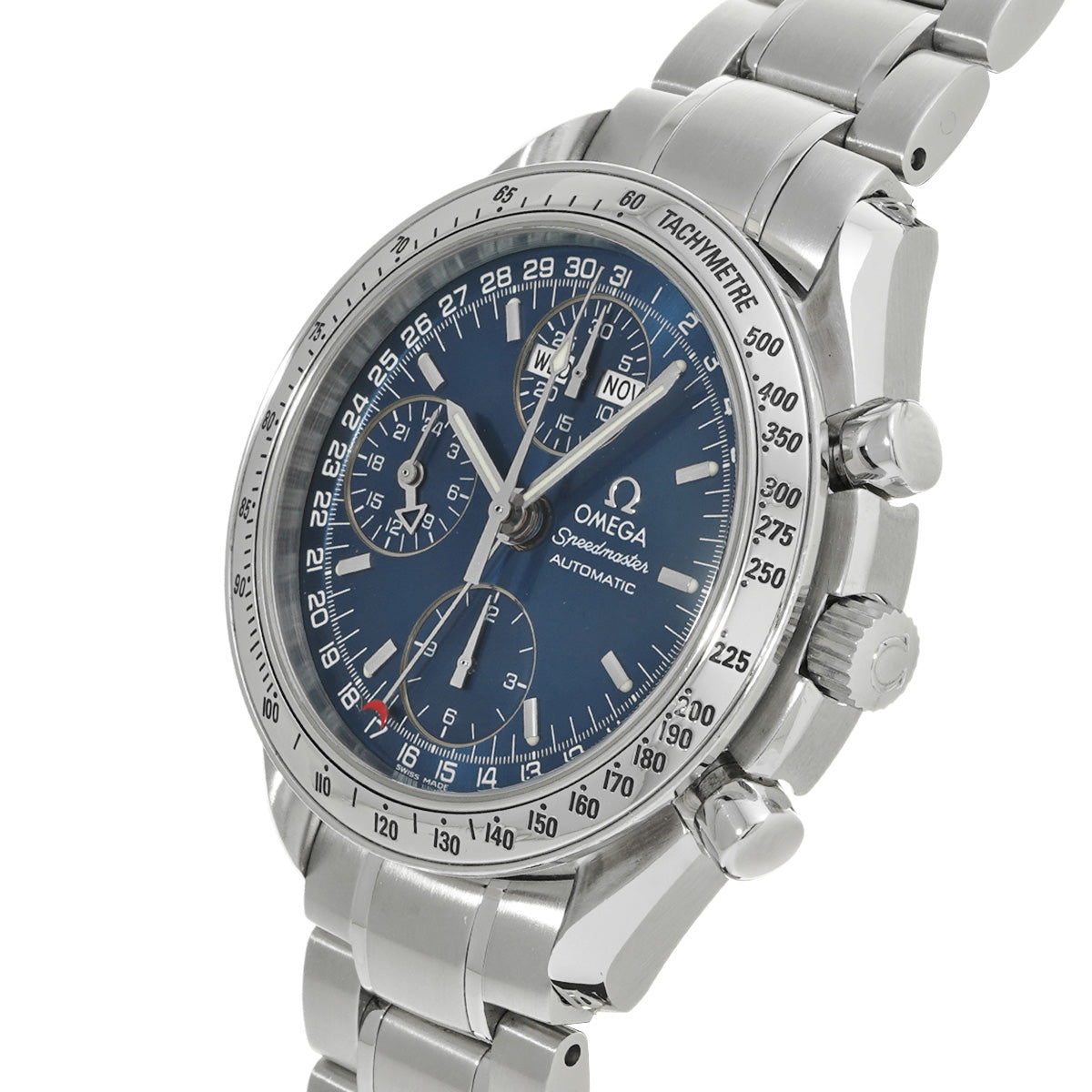 Speedmaster Triple Calendar 3523.80 Blue OMEGA Men's [Pre-Owned].