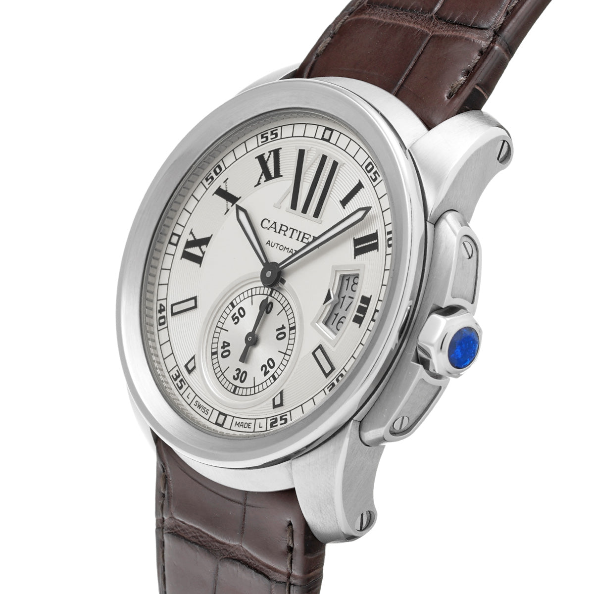 Calibre de Cartier W7100037 Silver CARTIER Men's [Pre-owned].