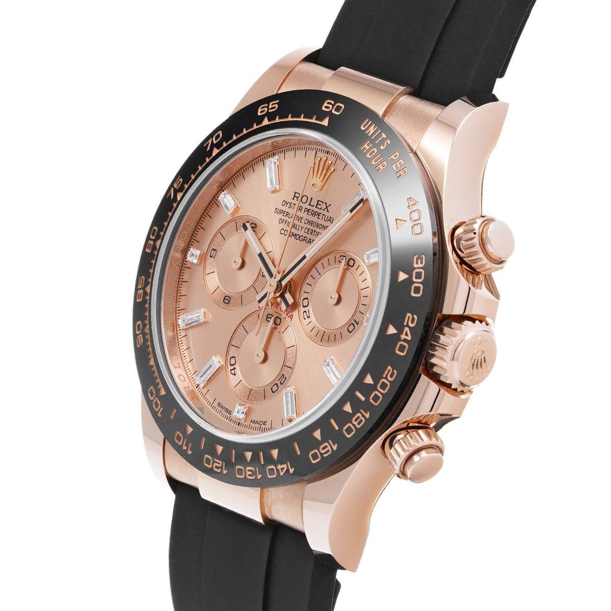 Cosmograph Daytona 116515LNA Random Serial Ros/Diamond ROLEX Men's [Pre-Owned].