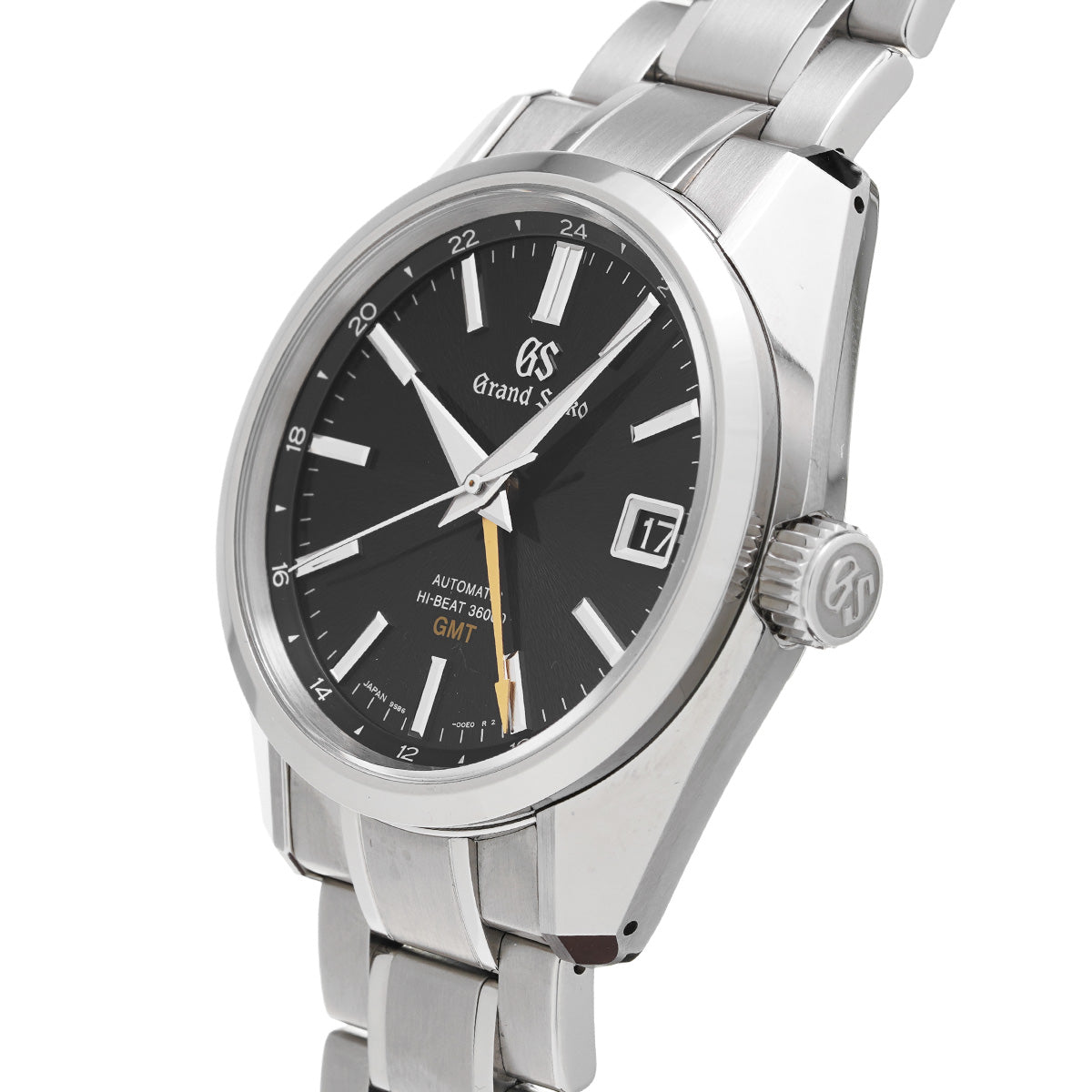 Heritage Collection Mechanical High Beat 36000 GMT SBGJ265 Black Grand Seiko Men's [Pre-Owned].