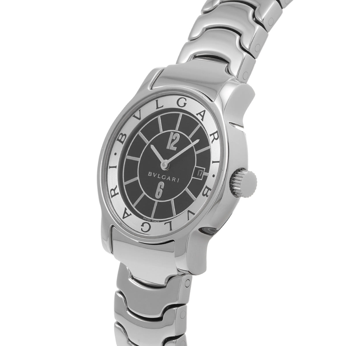 Solo Tempo ST29S Black BVLGARI Unisex [Pre-owned].