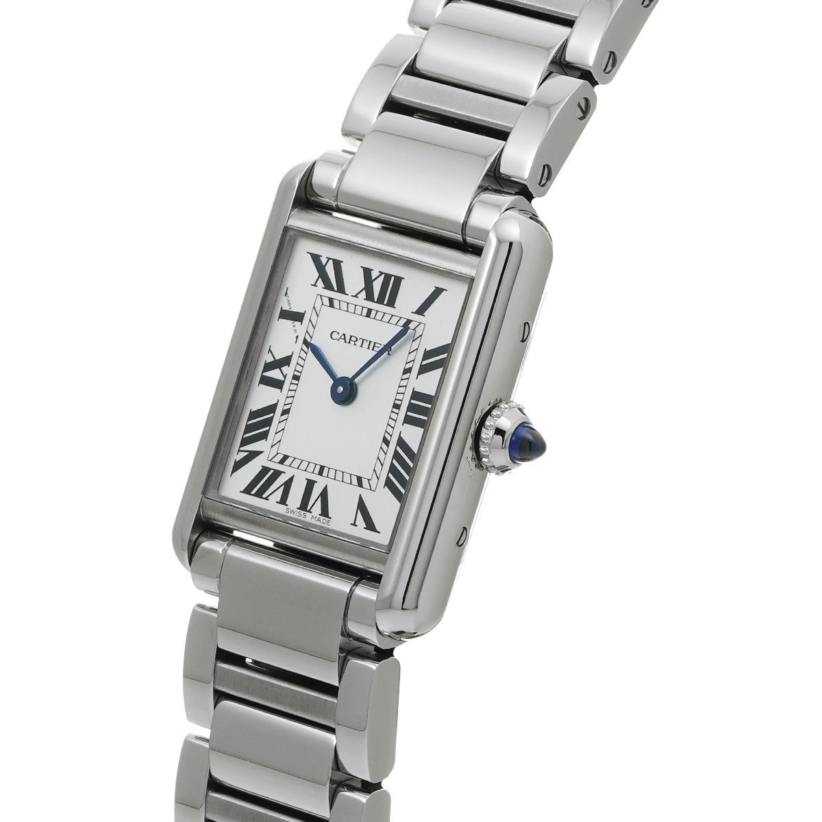Tank Must SM WSTA0051 Silver CARTIER Ladies [Pre-owned]