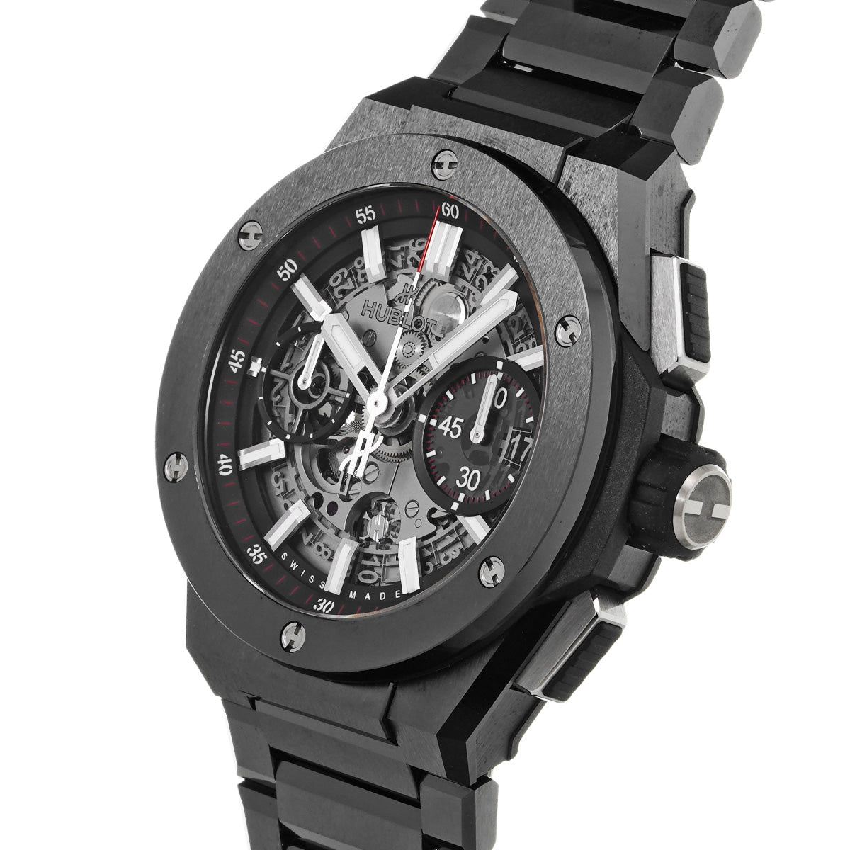 Big Bang Integrated Black Magic 451.CX.1170.CX Black Skeleton HUBLOT Men's [Pre-Owned].