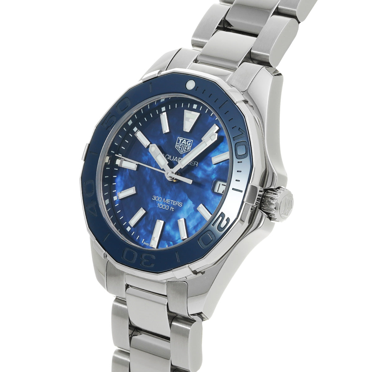 Aquaracer WAY131S.BA0748 Blue TAG HEUER Ladies [Pre-Owned].