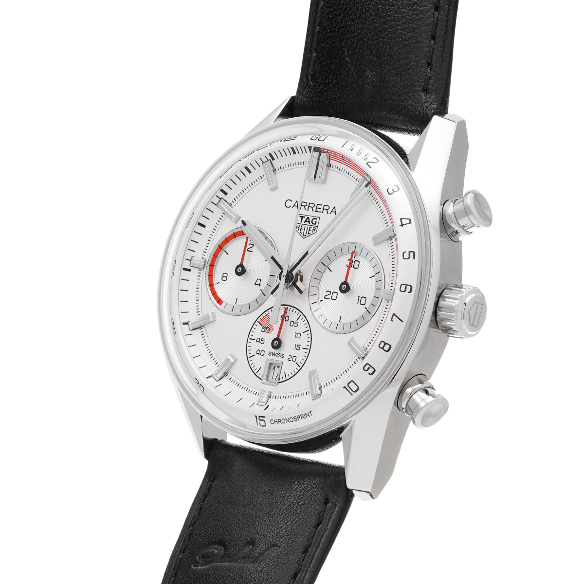 Carrera Chronosprint x Porsche Calibre TH20-08 CBS2011.FC6529 Gray TAG HEUER Men's [Pre-owned]