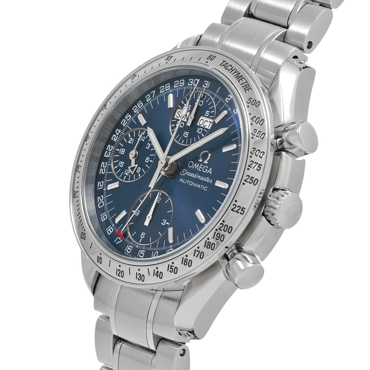 Speedmaster Triple Calendar 3523.80 Blue OMEGA Men's [Pre-Owned].