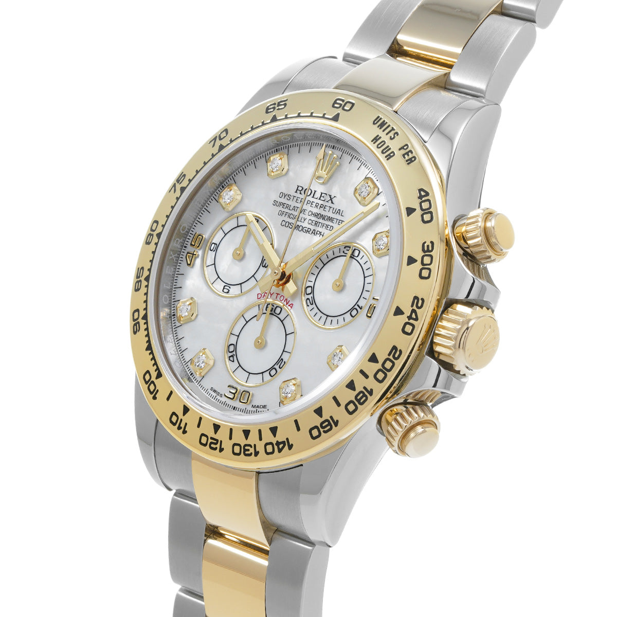 Cosmograph Daytona 116503NG Random Serial White MOP/Diamond ROLEX Men's [Pre-Owned].