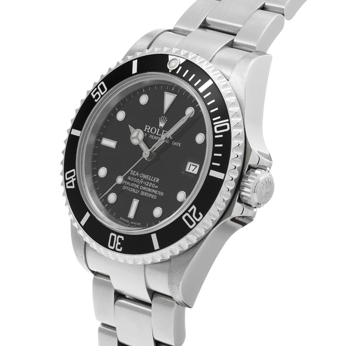 Sea-Dweller 16600 F (made around 2004) Black ROLEX Men's [Pre-Owned].