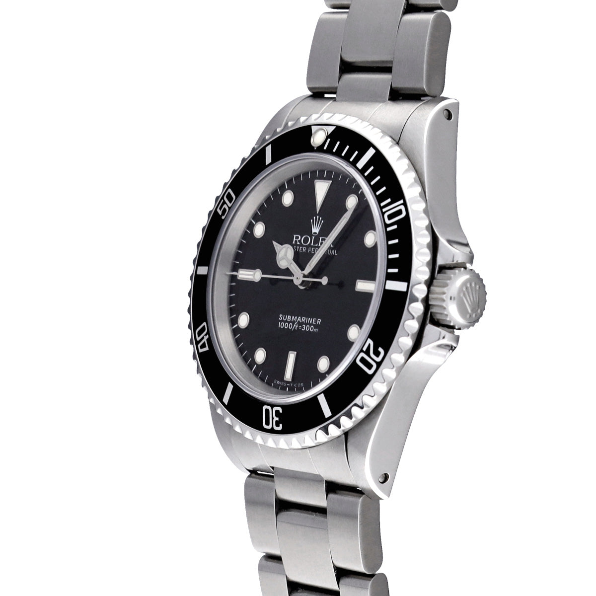 Submariner 14060 W (manufactured circa 1996) Black ROLEX Men's [Pre-Owned].