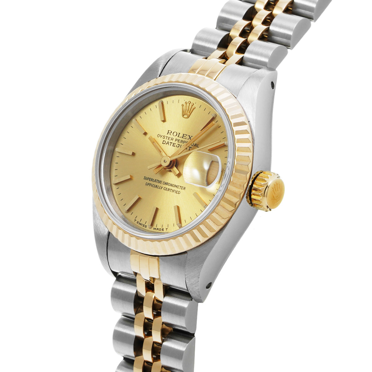 Datejust 69173 C (manufactured circa 1992) Champagne ROLEX Ladies [Pre-Owned].