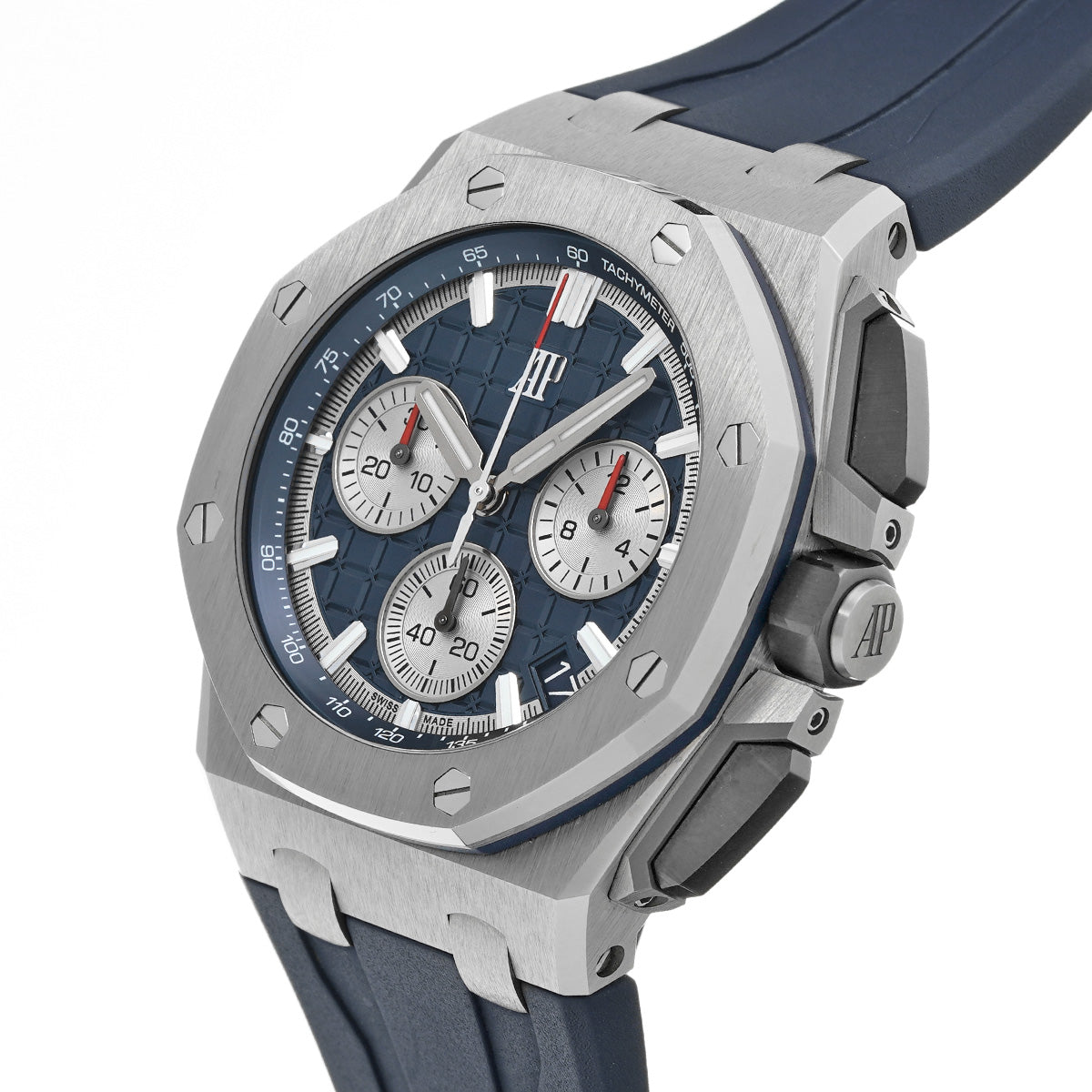 Royal Oak Offshore Chronograph 26420TI.OO.A027CA.01 Blue/Rhodium AUDEMARS PIGUET Mens [Pre-Owned]