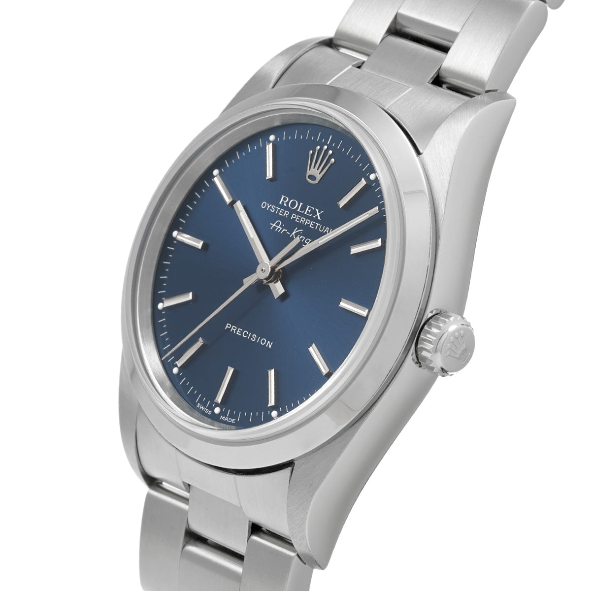Air-King 14000M K (manufactured circa 2001) Blue ROLEX Men's [Pre-Owned].