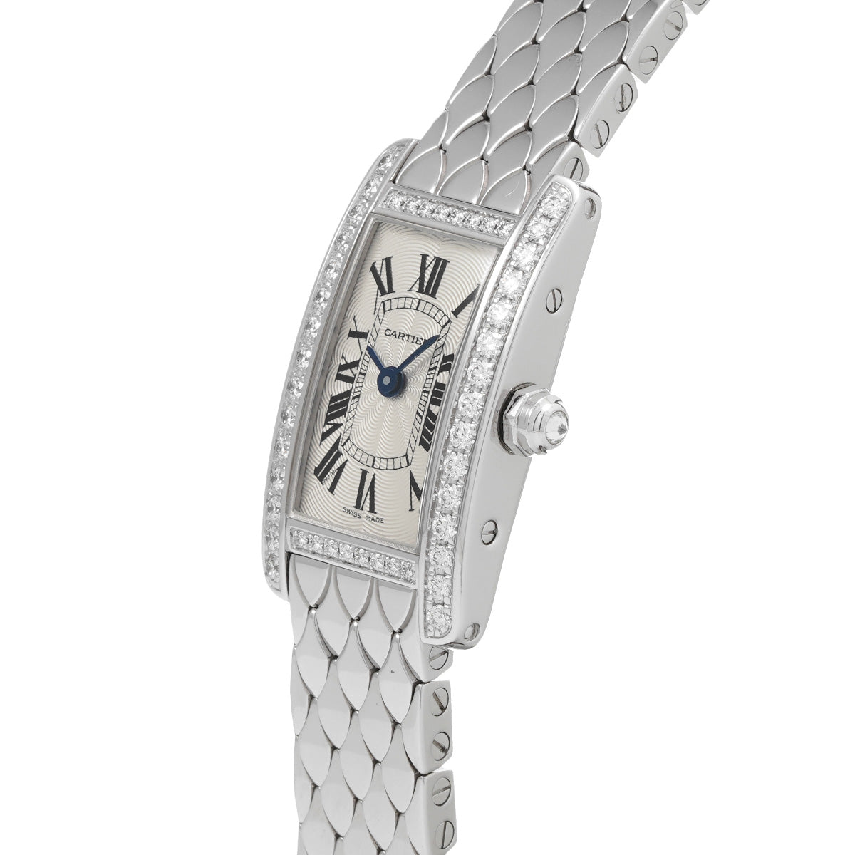Tank American Mini WB710013 Silver CARTIER Ladies [Pre-Owned].