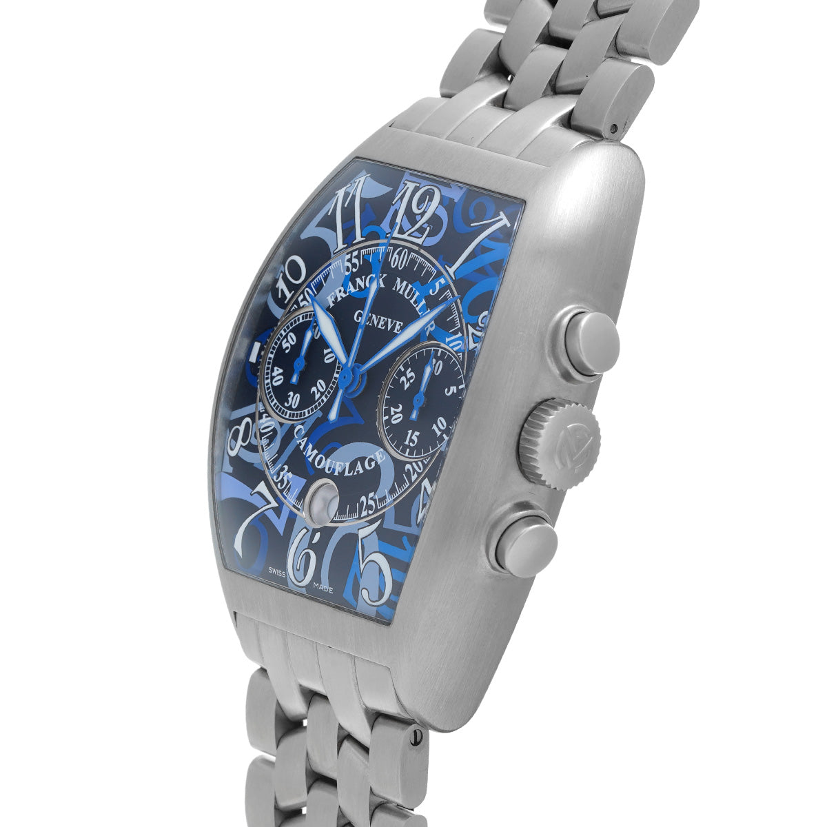 Casablanca Camouflage 8883CCCDTBR CAMOUFLAGE AC Blue FRANCK MULLER Men's [Pre-owned].