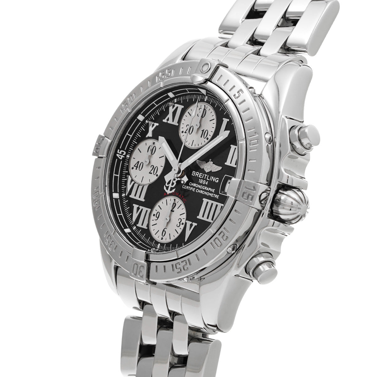 Chrono Cockpit A152B86PA Black/Silver BREITLING Men's [Pre-Owned].