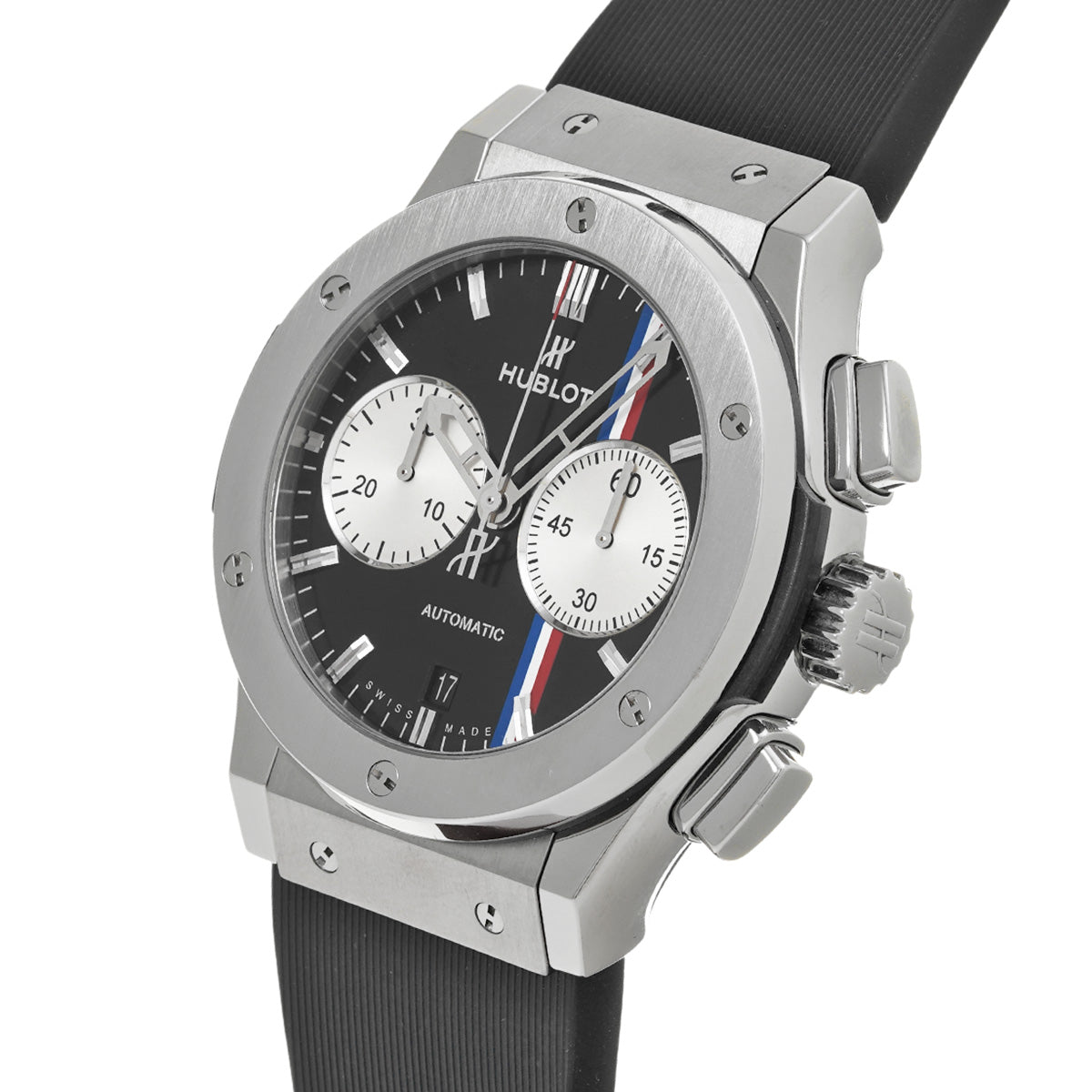 Classic Fusion Titanium Chronograph Tour Auto 521.NX.1472.VR.TRA14 Black HUBLOT Men's [Pre-owned]