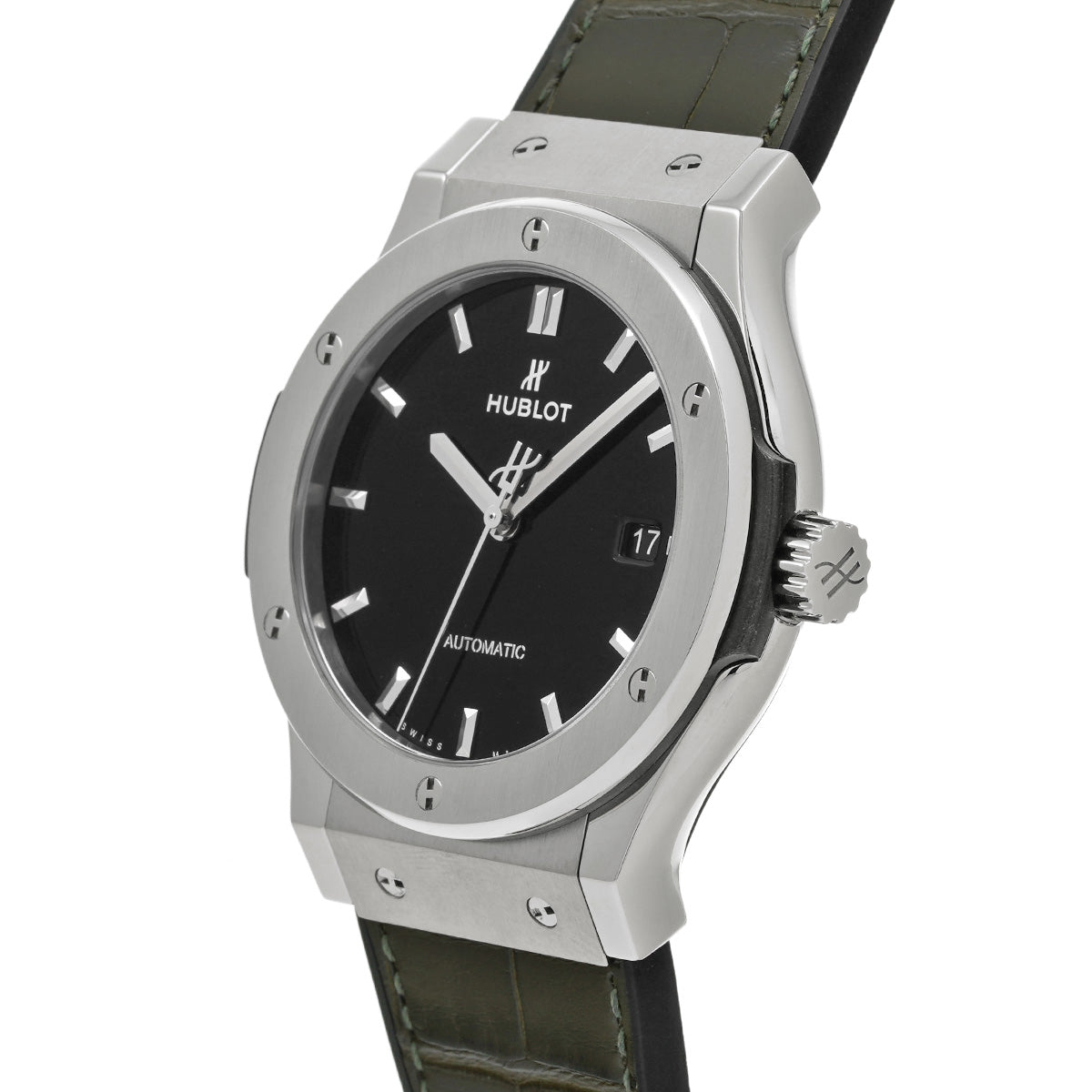 542.NX.1270.LR Classic Fusion Titanium Black Shiny Japan Limited Black Lacquer HUBLOT Men's [Pre-Owned].