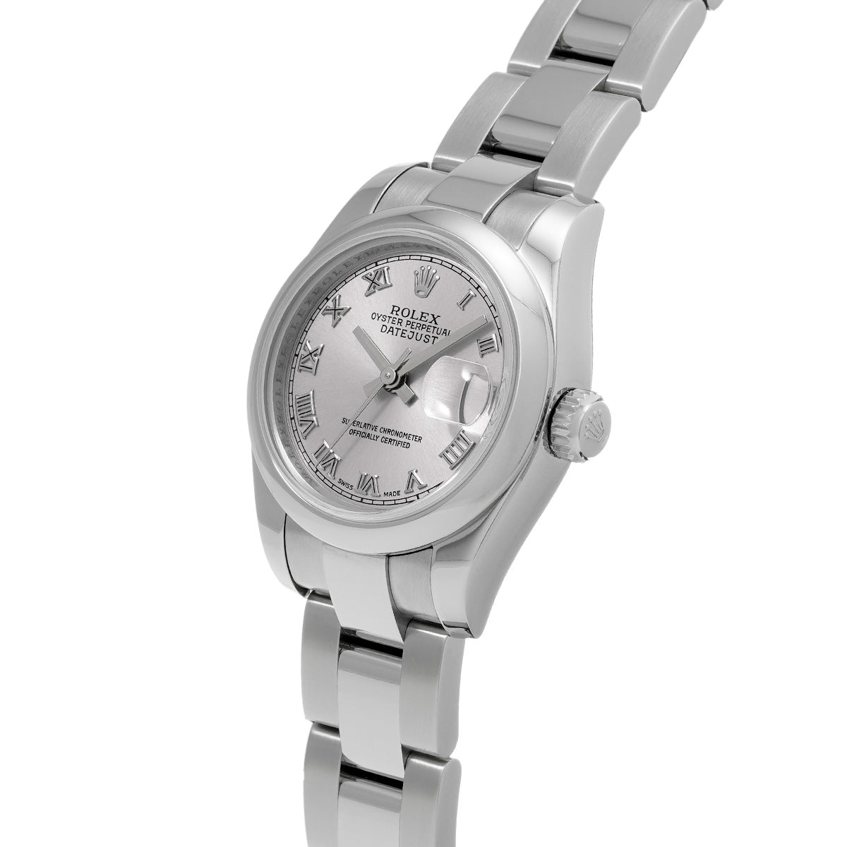 DATE JUST 179160 Z (made around 2006) Silver ROLEX Ladies [Pre-Owned].