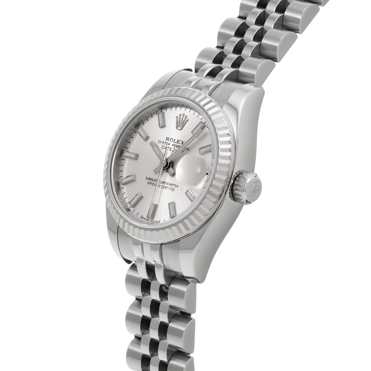 DATE JUST 179174 V (made around 2009) Silver ROLEX Ladies [Pre-Owned].