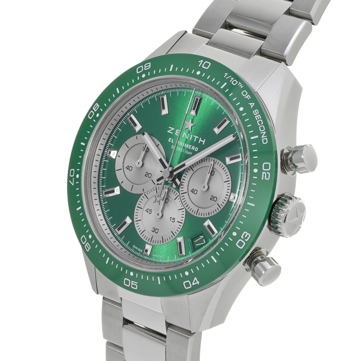 Chronomaster Sport Yoshida Special Edition 03.3108.3600/57.M3100 Green Lacquer/Silver ZENITH Men's [New].