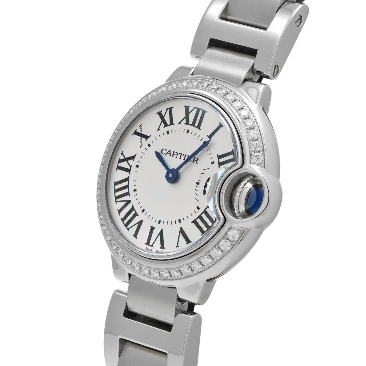 Ballon Bleu de Cartier 28mm W4BB0015 Silver CARTIER Ladies [Pre-owned]