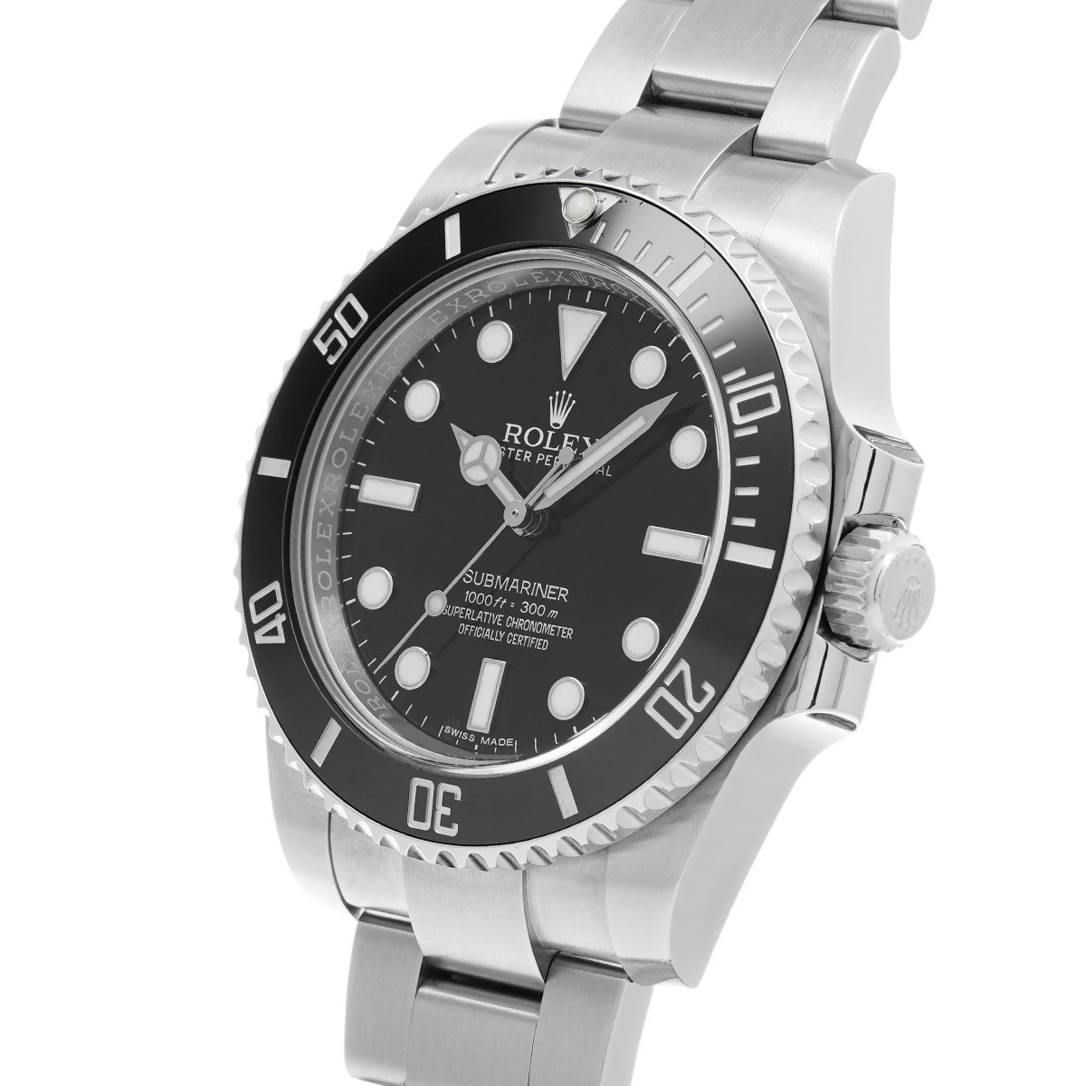 Submariner 114060 Random Serial Black ROLEX Men's [Pre-Owned].