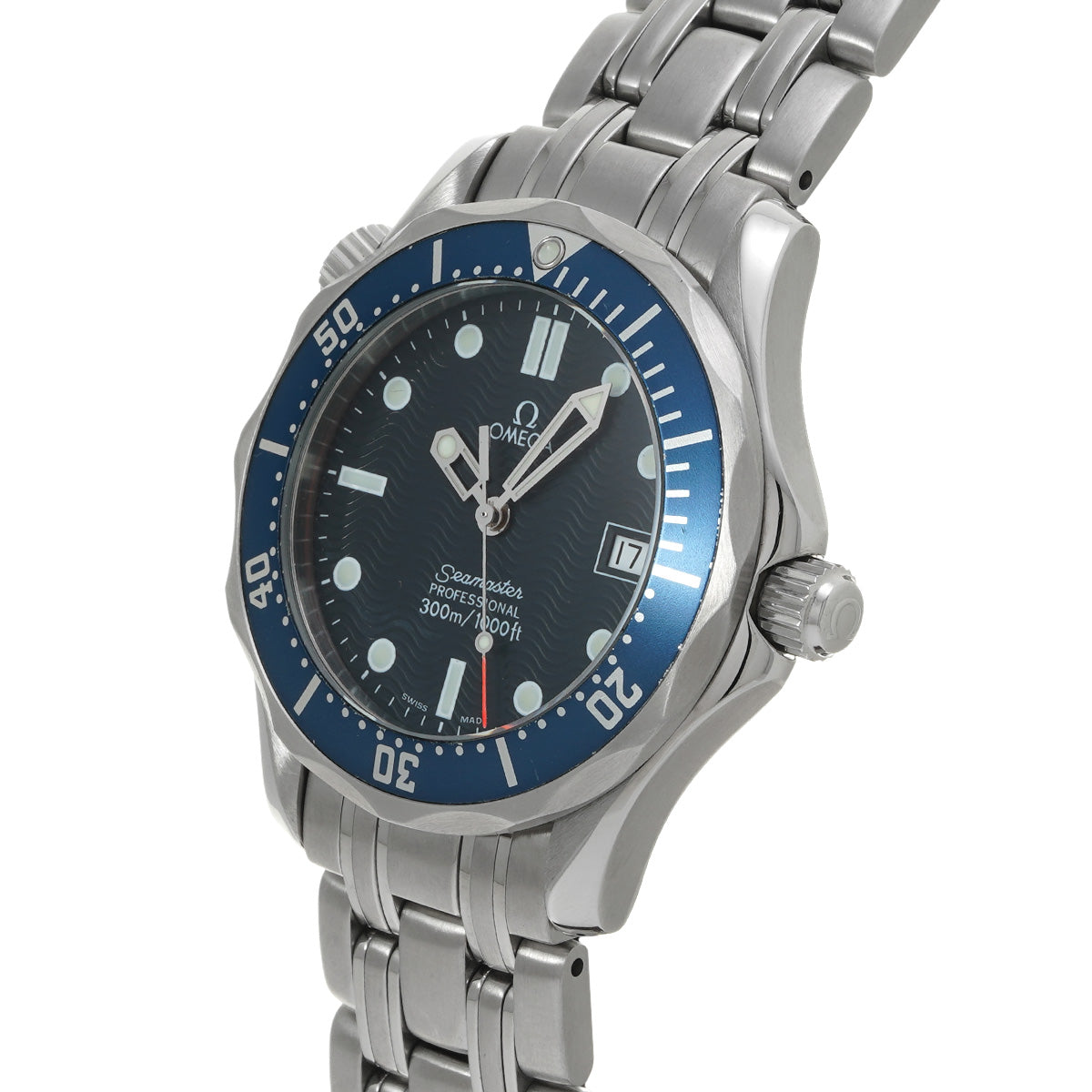 Seamaster Professional 300 Mid Size 2561.80 Blue OMEGA Unisex [Pre-owned].