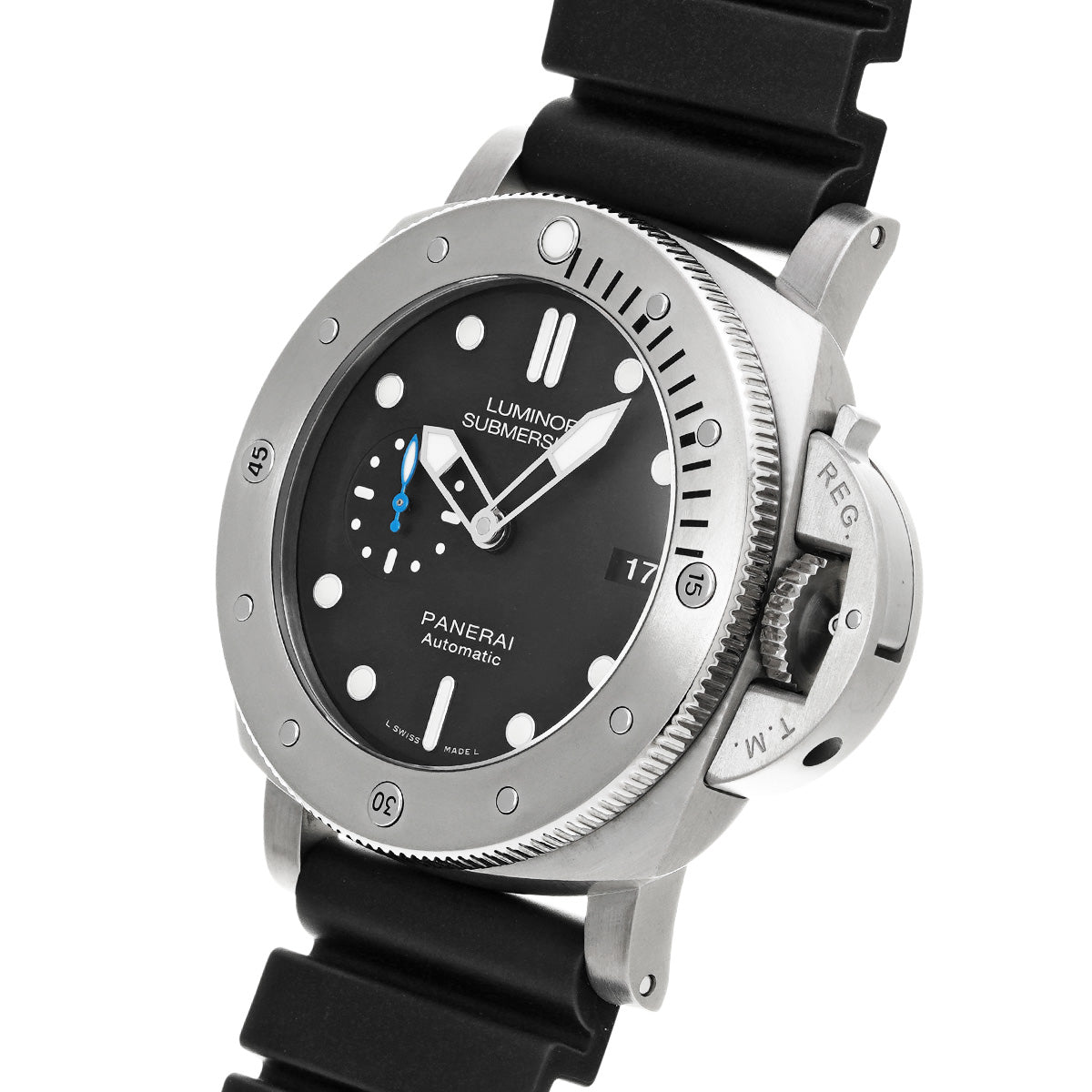 Luminor 1950 Submersible 3 Days Titanio PAM01305 T (manufactured in 2017) Black PANERAI Men's [Pre-Owned].
