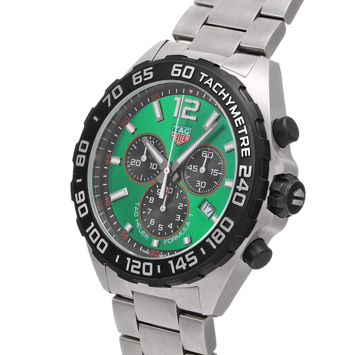 Formula 1 Quartz Chronograph CAZ101AP.BA0842 Green TAG HEUER Men's [Pre-Owned].