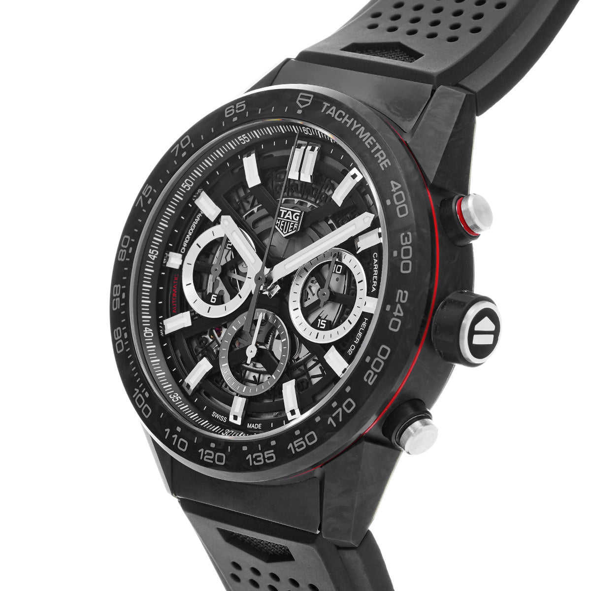 CARRERA Calibre Heuer 02 Chronograph CBG2A91.FT6173 Skeleton TAG HEUER Men's [Pre-Owned].